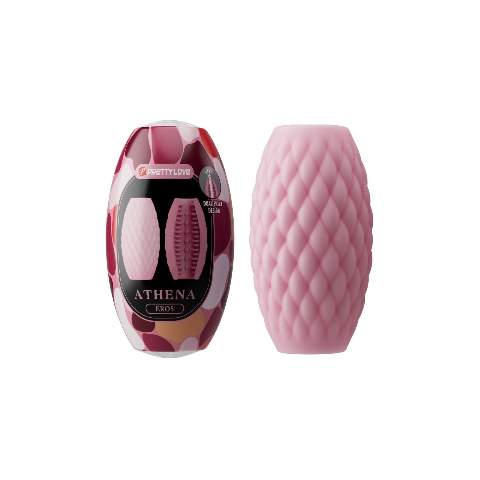 Pretty Love Athena Eros Masturbador Masculino Silicona Rosa