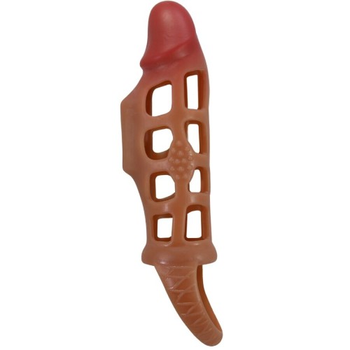 Funda Para Pene Con Vibración De 18 Cm