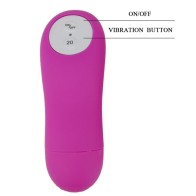 Pretty Love Tanga with Vibrating Bullet and Remote Control Purple