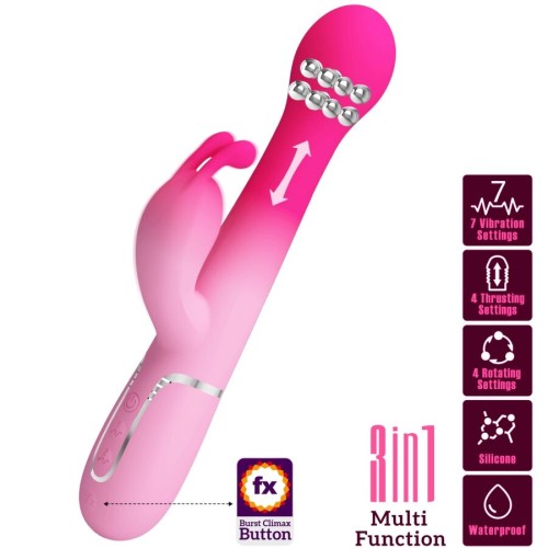 Dejon Vibrador Rabbit Multifunción 3 En 1