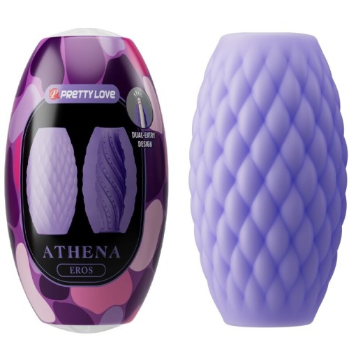 Athena Eros Masturbador Masculino Silicona Morado