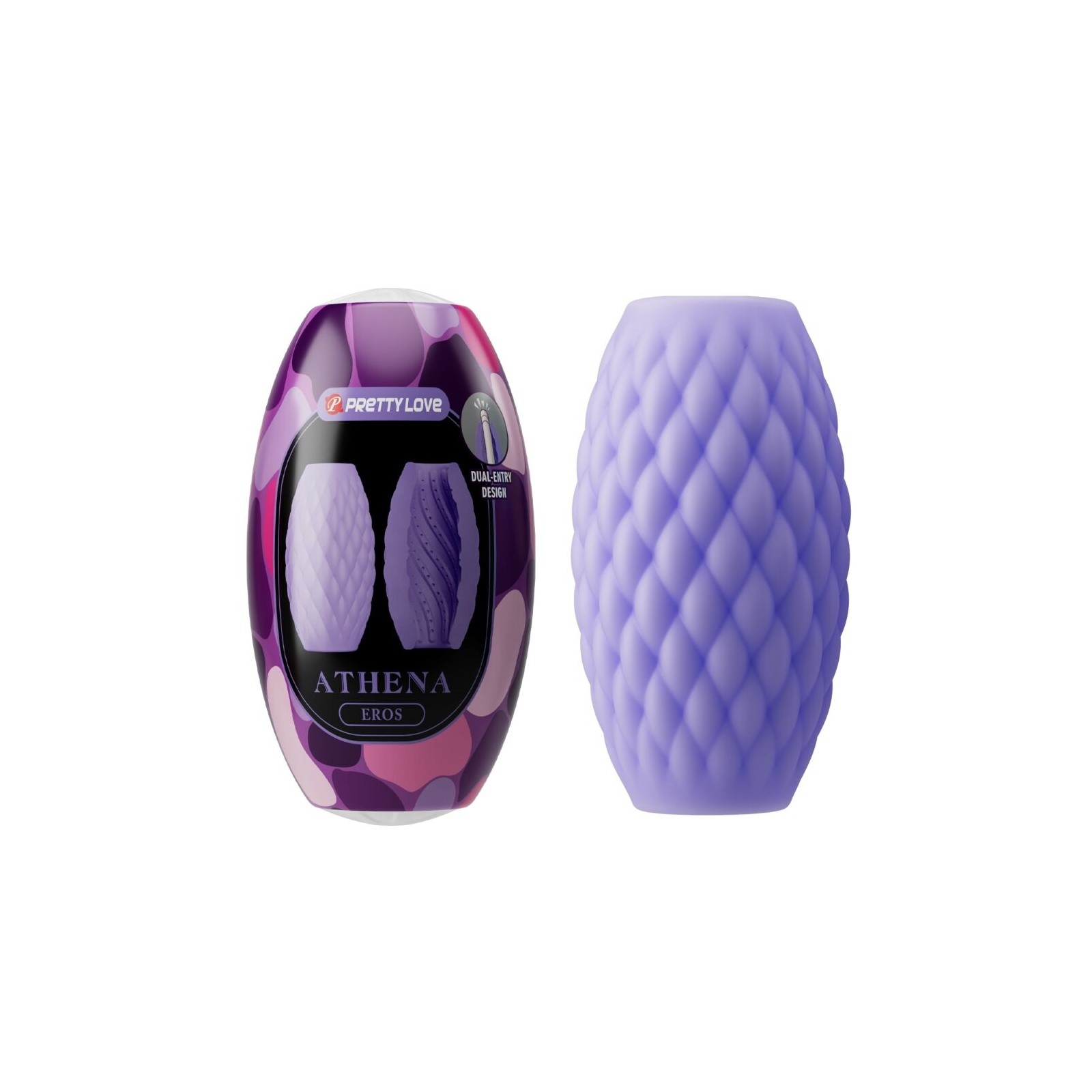 Athena Eros Male Masturbator Silicone Purple