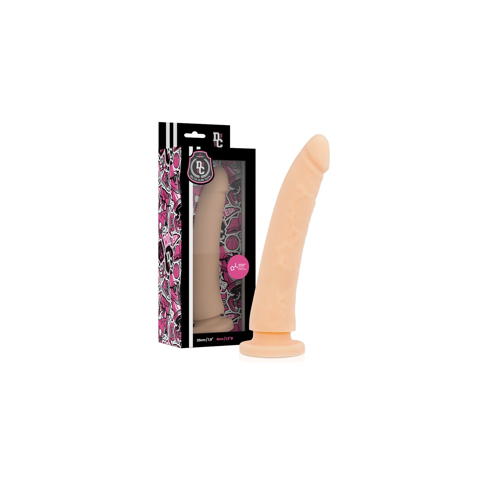 Delta Club Dildo Realista Silicona 20cm