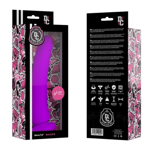 Delta Club Realistic Lilac Silicone Dildo 20 Cm