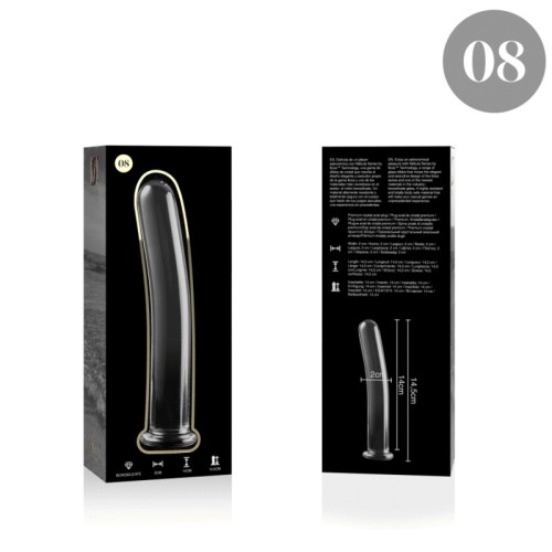 Model 8 Transparent Glass Dildo 14.5cm