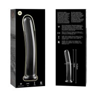 Model 8 Transparent Glass Dildo 14.5cm