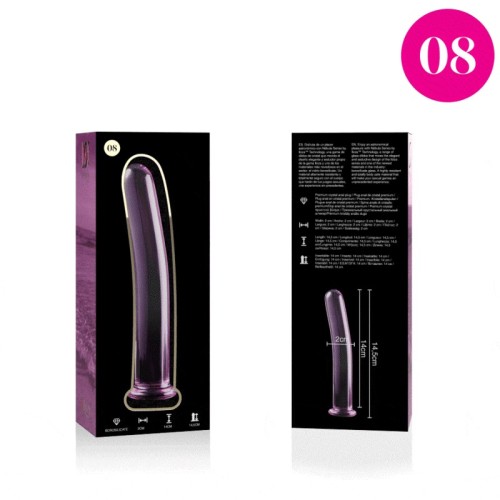 Ibiza Nebula Series Model 8 Rose Crystal Dildo 14.5cm