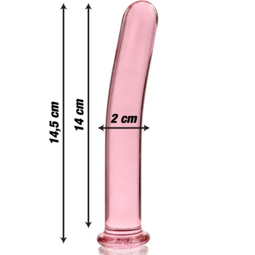 Ibiza Nebula Series Dildo Cristal Rosa 14.5cm