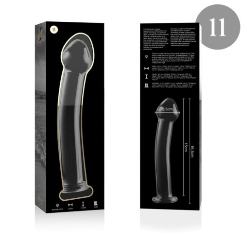 Modelo 11 Dildo Cristal Transparente 16 cm