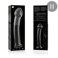 Model 11 Transparent Glass Dildo 16cm