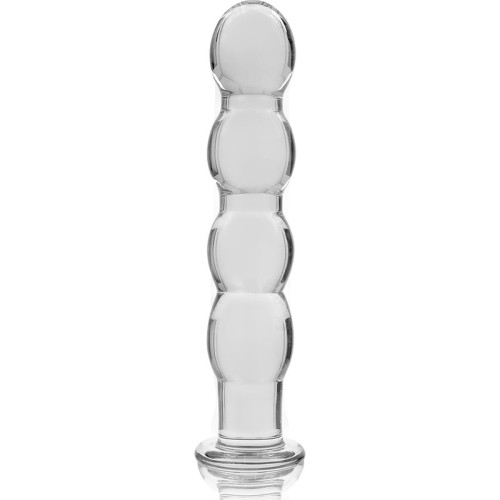 Modelo 10 Dildo Cristal Transparente 16.5cm