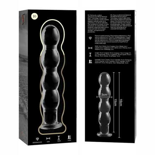 Nebula Series Model 10 Transparent Crystal Dildo 16.5cm