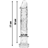 Modelo 12 Plug Cristal Transparente 17 cm