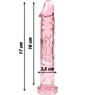 Nebula Series 12 Crystal Dildo Pink