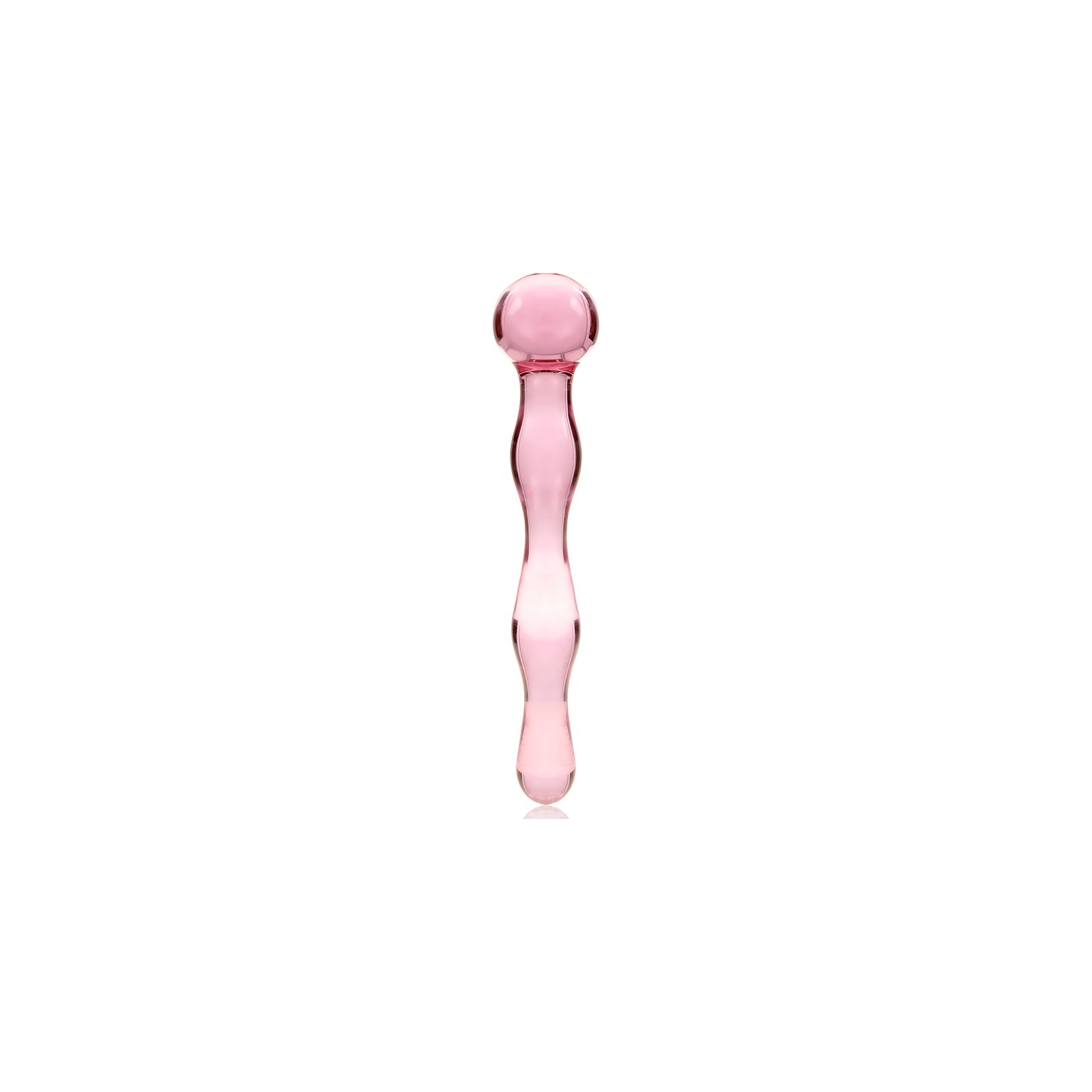 Modelo 13 Dildo Cristal Rosa 18cm