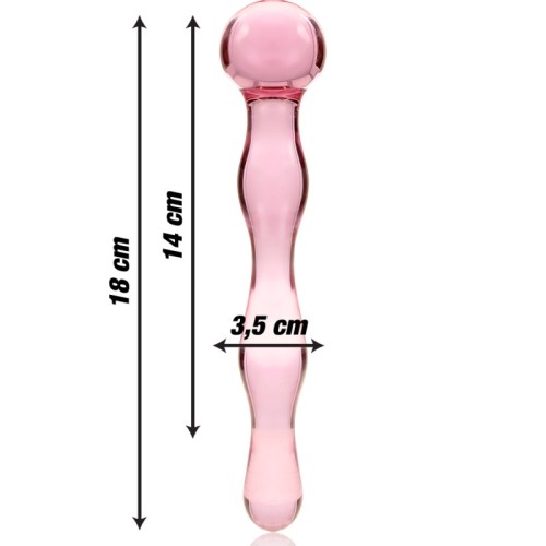 Nebula Series Model 13 Pink Crystal Dildo 18cm