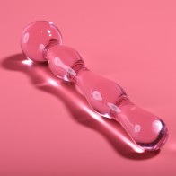 Modelo 13 Dildo Cristal Rosa 18cm