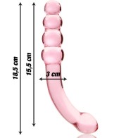 Modelo 14 Dildo Cristal Rosa