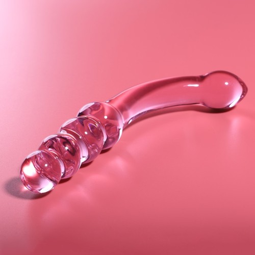 Modelo 14 Dildo Cristal Rosa