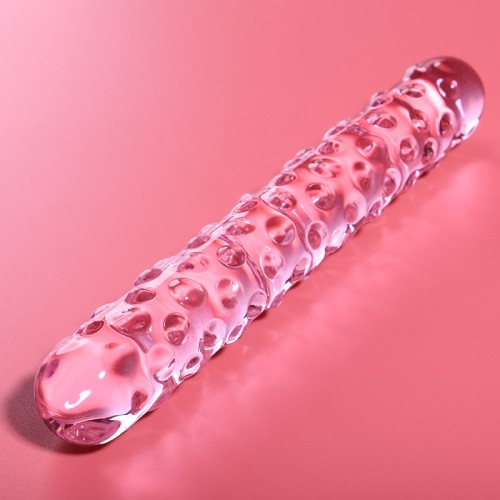 Modelo 15 Dildo Cristal Rosa 18.5cm