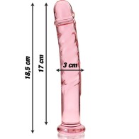 Modelo 16 Plug Cristal Rosa 18.5 cm