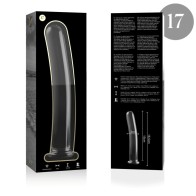 Modelo 17 Dildo Cristal Transparente 18.5cm