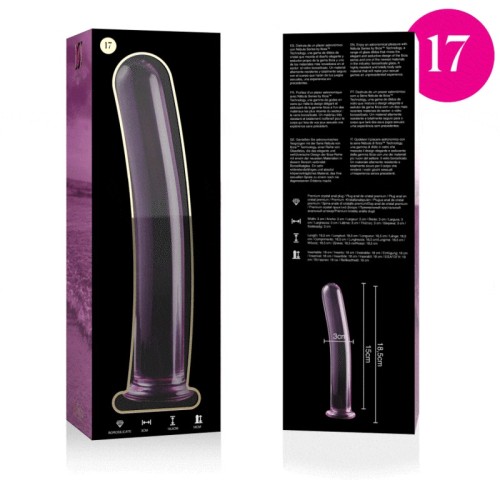 Modelo 17 Dildo Cristal Rosa