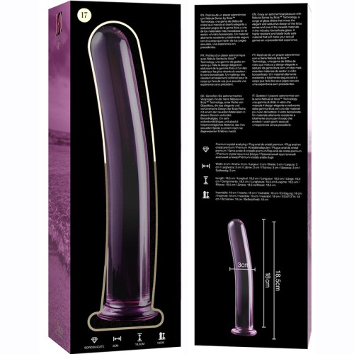 Modelo 17 Dildo Cristal Rosa