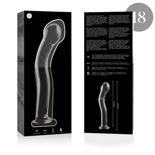 Nebula Series by Ibiza Modelo 18 Dildo Cristal Transparente 18.5 Cm