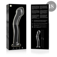 Nebula Series by Ibiza Model 18 Transparent Dildo 18.5 Cm