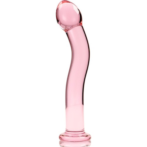 Modelo 18 Dildo Cristal Rosa 18.5cm