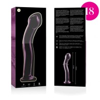 Modelo 18 Dildo Cristal Rosa 18.5cm