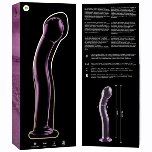 Nebula Series Model 18 Pink Crystal Dildo 18.5cm