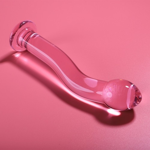 Modelo 18 Dildo Cristal Rosa 18.5cm