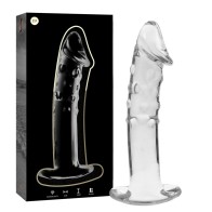 Modelo 19 Dildo Cristal Transparente 18.5cm