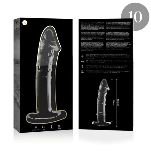 Modelo 19 Dildo Cristal Transparente 18.5cm