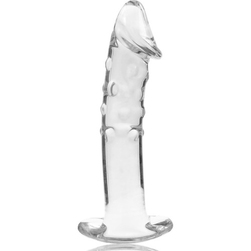 Modelo 19 Dildo Cristal Transparente 18.5cm