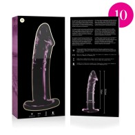 Dildo Cristal Rosa Nebula Series Modelo 19