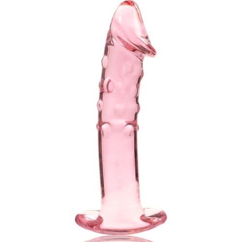 Dildo Cristal Rosa Nebula Series Modelo 19