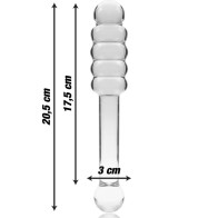 Modelo 20 Plug Cristal Transparente 20.5 cm