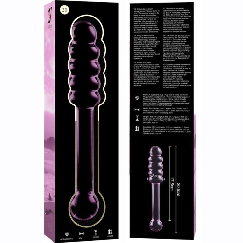 Model 20 Pink Glass Dildo 20.5cm