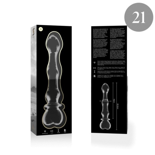 Nebula Series Model 21 Transparent Crystal Dildo 20.5cm