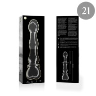 Modelo 21 Dildo Cristal Transparente 20.5cm