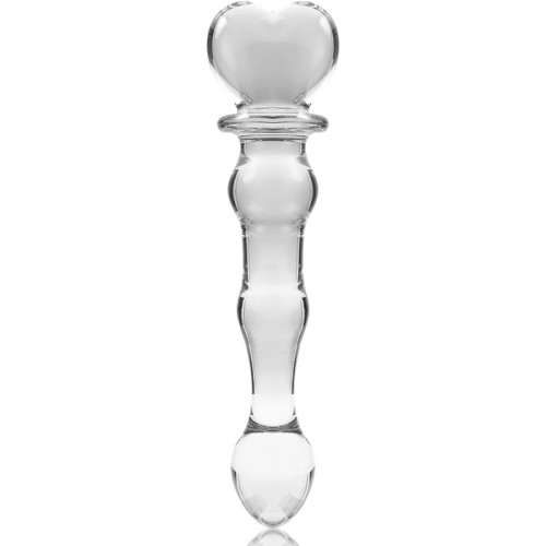 Modelo 21 Dildo Cristal Transparente 20.5cm