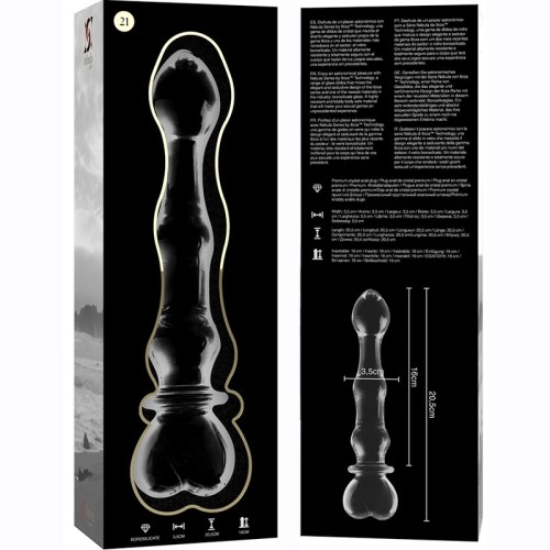 Nebula Series Model 21 Transparent Crystal Dildo 20.5cm