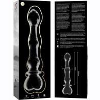 Modelo 21 Dildo Cristal Transparente 20.5cm