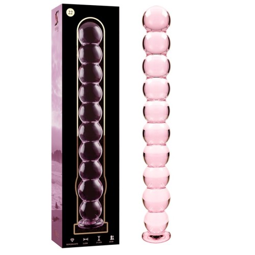 Model 22 Pink Glass Dildo 21.5cm