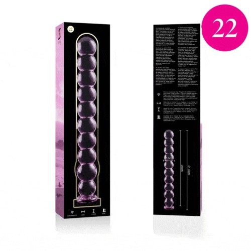 Model 22 Pink Glass Dildo 21.5cm