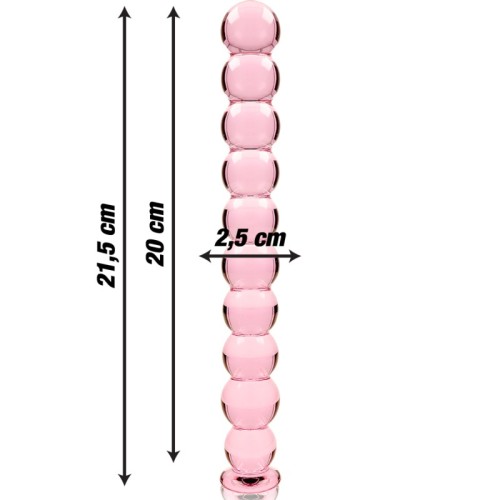 Model 22 Pink Glass Dildo 21.5cm