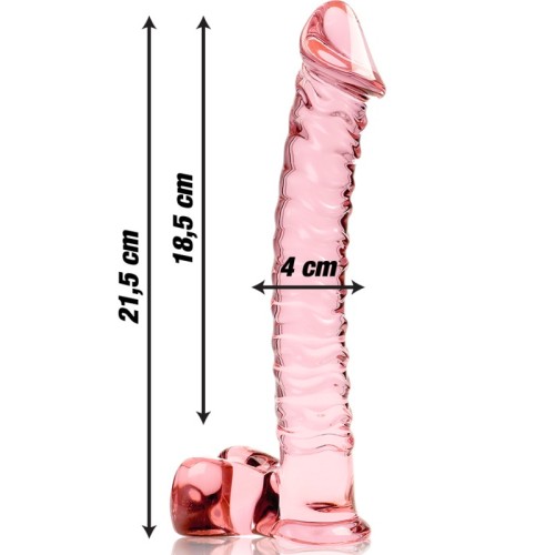 Ibiza Nebula Series Dildo Cristal Rosa 21.5cm